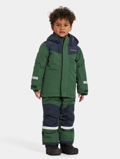 Didriksons Skare Kids Set Pine Green 130