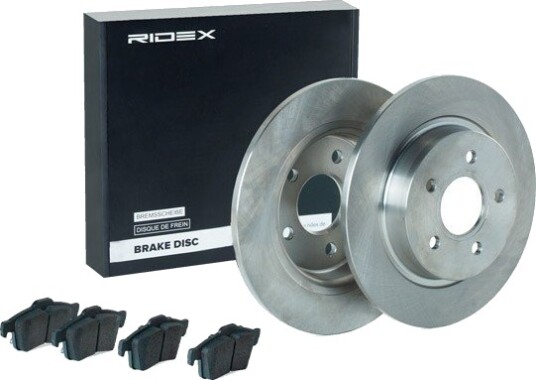 Bremseskiver og klosser RIDEX 3405B0452