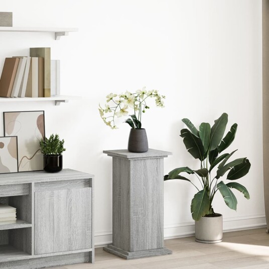 Skjermhylle oppbevaring grå sonoma 31x30x60 cm konstruert tre Skjermhylle oppbevaring grå sonoma 31x30x60 cm konstruert tre