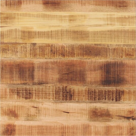 Bordplate 90x90x2,5 cm firkantet grovt heltre mango