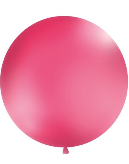 ROSA Pastellfarget Rund JUMBO Ballong 1 meter ROSA Pastellfarget Rund JUMBO Ballong 1 meter