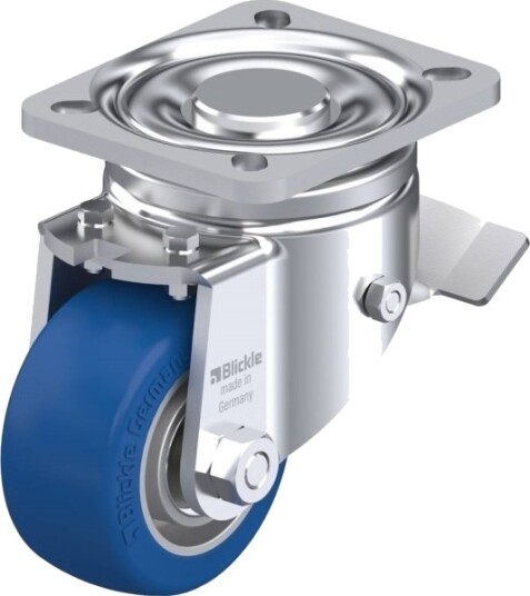Blickle 852449 Lh-Albs 82K-St Styrehjul Med Bremse, Hjuldiameter 80 Mm, Bæreevne Maks. 230 Kg, 1 Stk