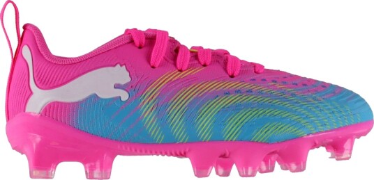 Puma Fotballsko Fremtid 9 Play FG/AG Jr Gift Rosa/Mistenkt Puma 36 Fotballsko Blå Gul