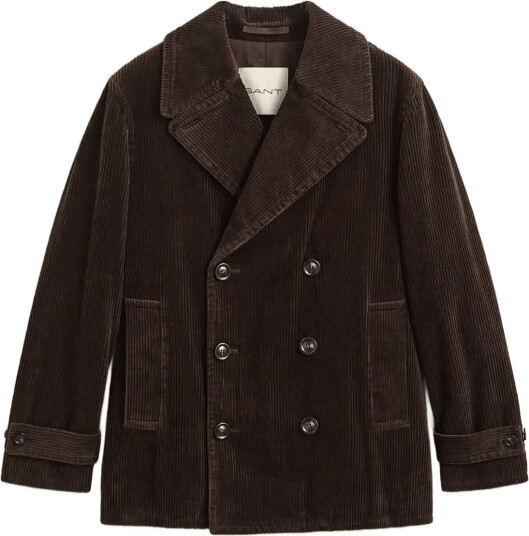Gant Corduroy Peacoat BLACK BROWN S