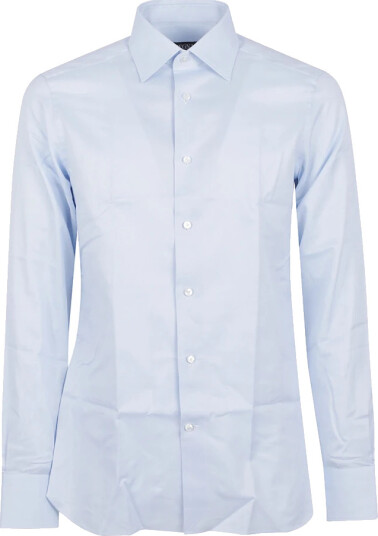 Zegna Herre Skjorter Blå M,