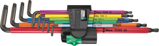 Wera Torxnøkkelsett 967/9 TX XL 9 Deler Multicolor Wera Torxnøkkelsett 967/9 TX XL 9 Deler Multicolor