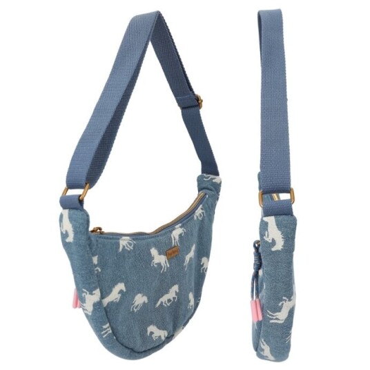 Miss Melody Small Halfmoon Shoulderbag DENIM ( 0412873 ) Miss Melody Small Halfmoon Shoulderbag DENIM ( 0412873 )