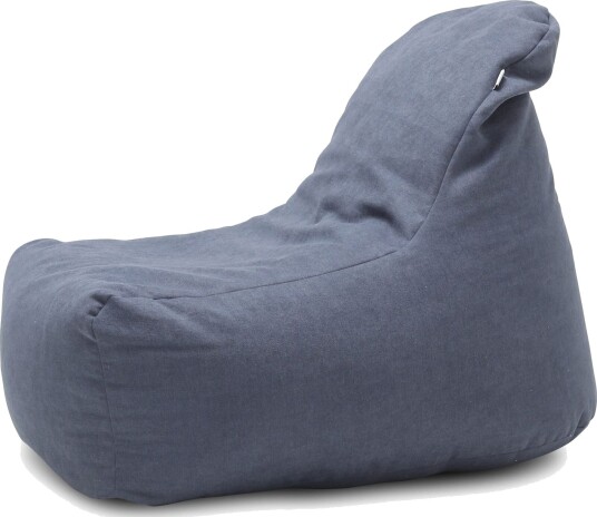 Asaka Sittepuff 80 cm Marineblå