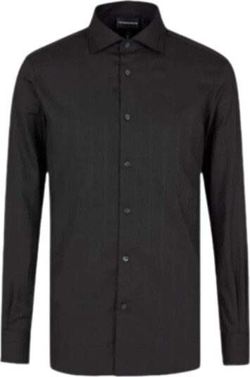 Emporio Armani Herre Skjorter Blå S,