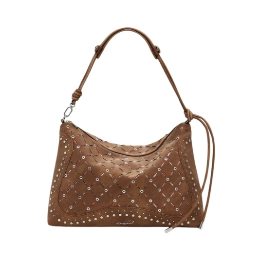 Desigual, Dame, Vesker, Brun, ONE SIZE,