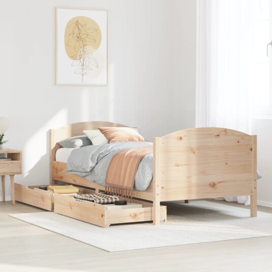 Sengeramme uten madrass 90x190 cm heltre furu