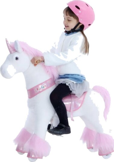 PonyCycle Ri Selv Enhjørning rosa Small