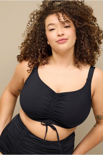 Ellos Plus collection - Myk bikini-BH - Svart