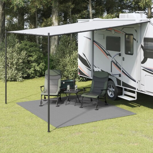 vidaXL Campingmatte antrasitt 3x2,5 m