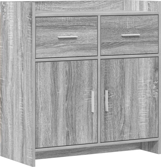  Serviesskap Grå Sonoma 75 x 36 x 80 cm Konstruert tre