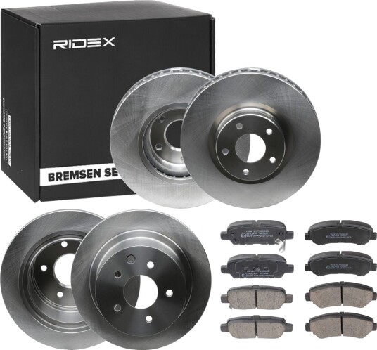 Bremseskiver og -klosser RIDEX 3405B1561