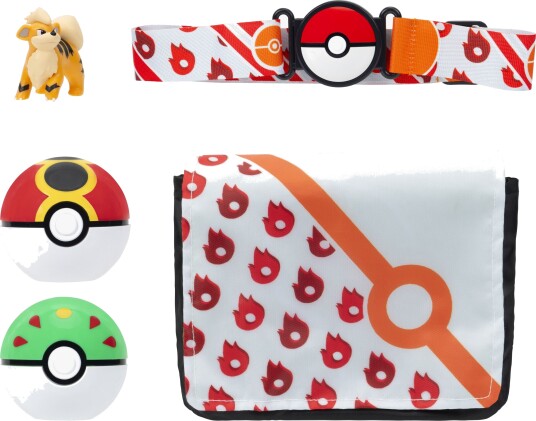 Pokémon Clip N Go Bandolier Set Growlithe - Flerfarget - One Size