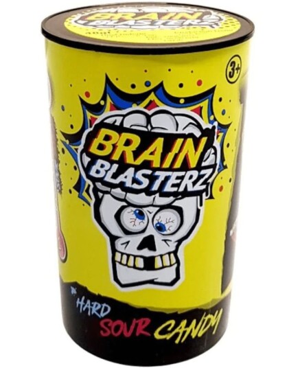Brain Blasterz Sukkertøy med Forskjellige Supersure Smaker 48 gram