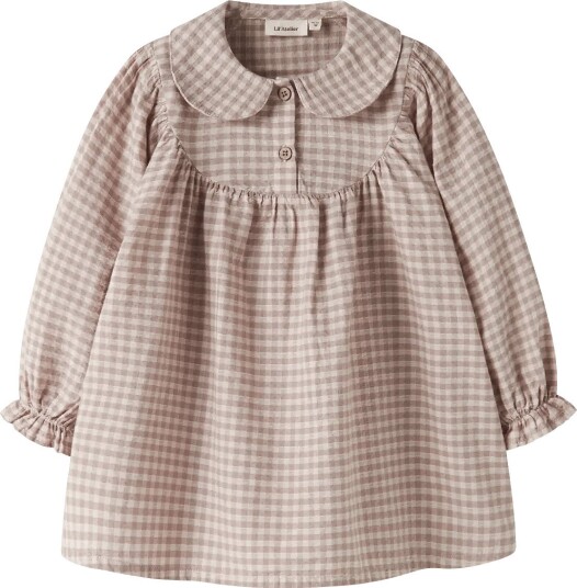 Lil"Atelier Nmfrebba Ls Loose Dress Lil BARK 110 Lil"Atelier Nmfrebba Ls Loose Dress Lil BARK 110