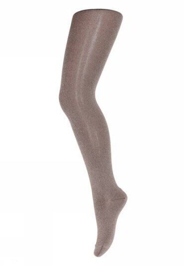 MP Glitter strømpebukse brown sienna