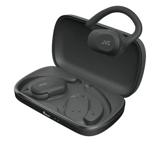 JVC Open Ear Nearphone True Wireless Headphones Black JVC Open Ear Nearphone True Wireless Headphones Black