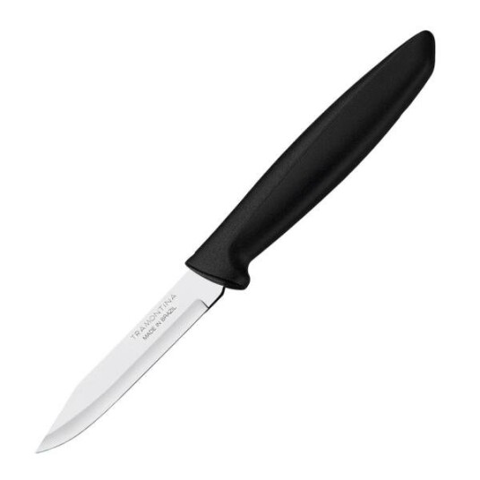 Tramontina - Plenus skrellekniv 7,5cm svart