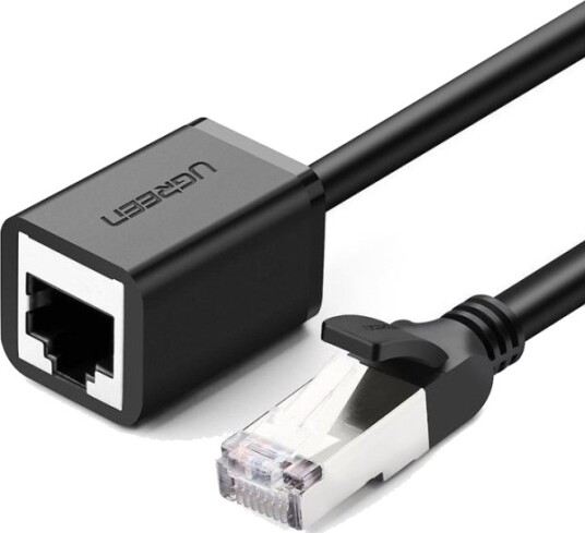 Ugreen Nettverkskabel Rj45 Ethernet-Forlengelse Kat. 6 Ftp Med 5M Metallplugg (Svart)