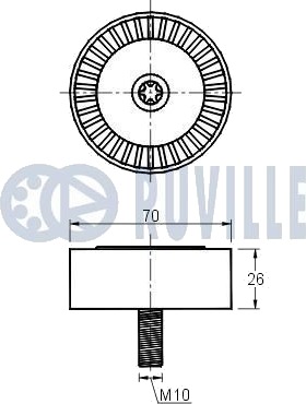 RUVILLE 915937 Stabilisatorstag