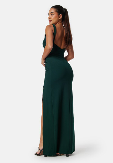 Bubbleroom Occasion Juniper dress Dark green 2XL