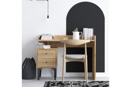 Puuk Skrivebord 45x100 cm Eik