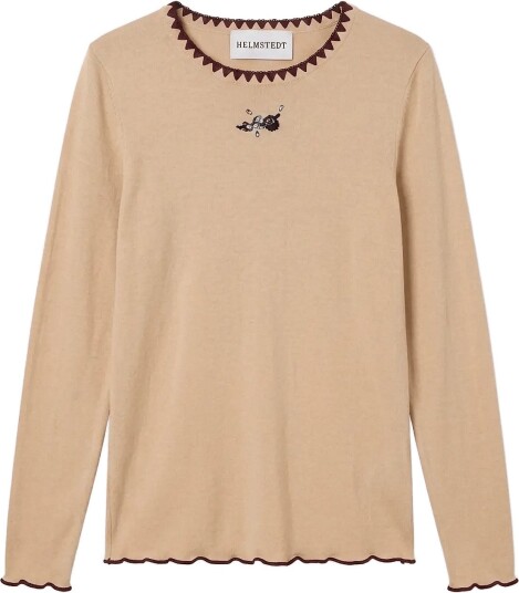 Helmstedt Andrea Longsleeve T Shirt Beige S Helmstedt Andrea Longsleeve T Shirt Beige S