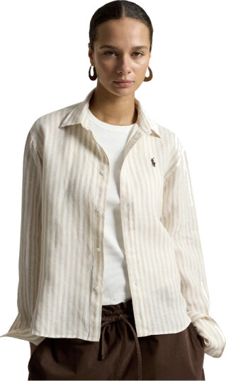Polo Ralph Lauren Dame Bluser & Skjorter Beige L,