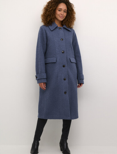 Kaffe Kaannelise Coat Blue 40 Kaffe Kaannelise Coat Blue 40