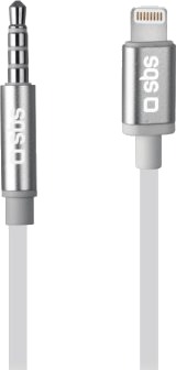 Sbs Teadaptipjack35w 3.5Mm Hankjønn Lightning Hankjønn 1 M Hvit Sbs Teadaptipjack35w 3.5Mm Hankjønn Lightning Hankjønn 1 M Hvit