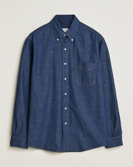 orSlow Denim Button Down Shirt One Wash orSlow Denim Button Down Shirt One Wash