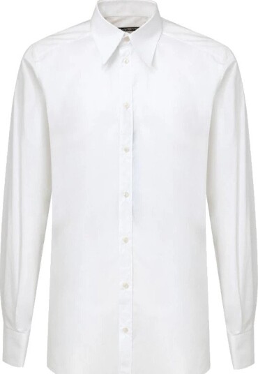 Dolce & Gabbana Herre Skjorter Hvit XL, Dolce & Gabbana Herre Skjorter Hvit XL,