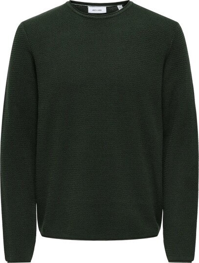 ONLY & SONS Onseric Reg 12 Struc Crew Knit Noos Green S