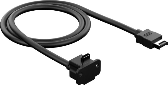 Fractal Design 1m USB-C kabel 10Gbps Sort - Modell E