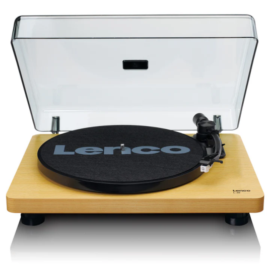 Lenco L-30 Halvautomatisk Platespiller med USB - Brun