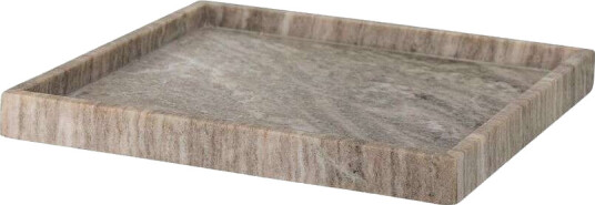 Bloomingville - Majsa Tray L35 Brown Marble Bloomingville