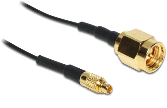 Delock Antenneadapter SMA Til MMCX 12 cm Svart Delock Antenneadapter SMA Til MMCX 12 cm Svart