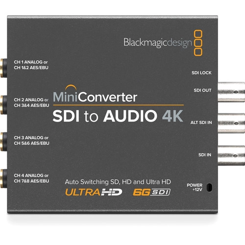 Blackmagic Mini Converter SDI to Audio 4K SDI til Audio