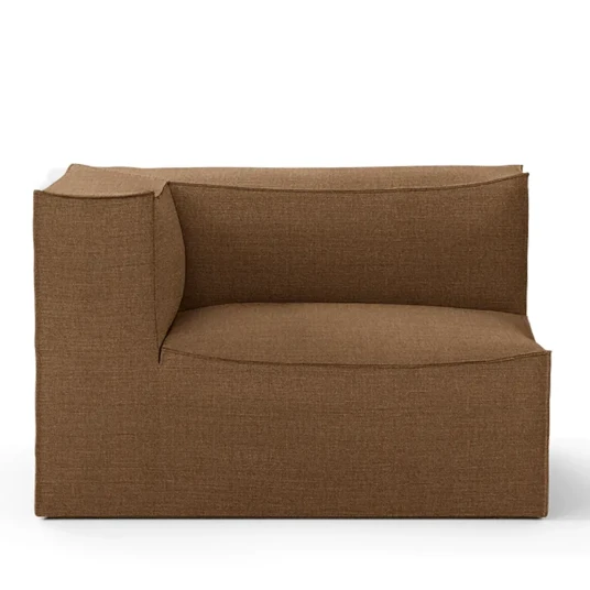 Ferm Living Catena Sofa Armrest Left S400   Hot Madison   Smoked Chocolate