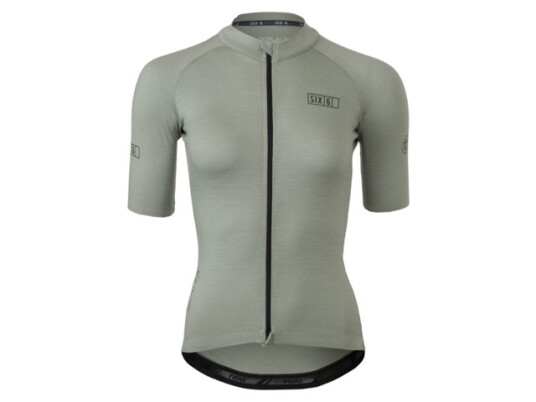 AGU SIX6 Merino kortermet sykkeltrøye Highland Green dame