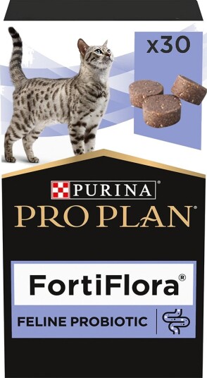 Purina Pro Plan FortiFlora Feline Probiotic Tyggetabletter til katt 2 x 30 stk.