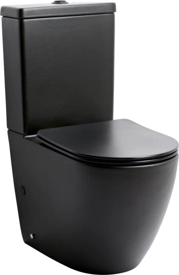 Lavabo Studio BTW Gulvstående Toalett 62x36 cm, m/slim sete, Sort Matt Lavabo Studio BTW Gulvstående Toalett 62x36 cm, m/slim sete, Sort Matt