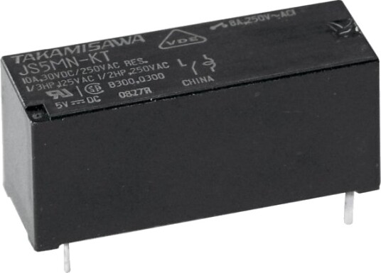 Fujitsu Js 05N K Printrelé 5 V/Dc 10 A 1 X Vekselkontakt
