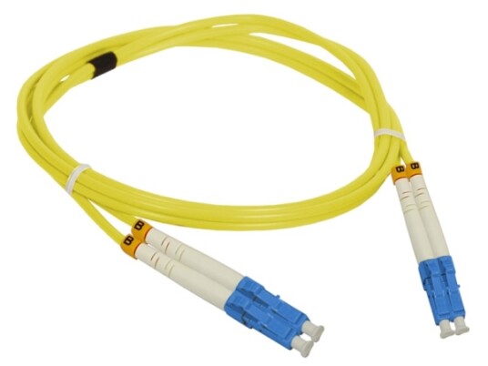 Alantec Koblingskabel Lc Enkeltmodus Hann Til Lc Enkeltmodus Hann 1 M Fiberoptisk Dupleks 9 / 125 Micron Halogenfri FOCLCLC9SMD1