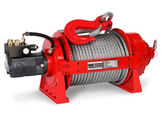 Warrior Winches 10JR03H JR 10 Hydraulisk Vinsj Industriell Warrior Winches 10JR03H JR 10 Hydraulisk Vinsj Industriell