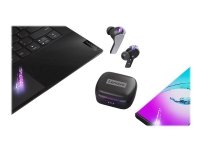Lenovo True Wireless Earbuds - True wireless-hodetelefoner med mikrofon - i øret - Bluetooth - aktiv støydemping - svart Lenovo True Wireless Earbuds - True wireless-hodetelefoner med mikrofon - i øret - Bluetooth - aktiv støydemping - svart
